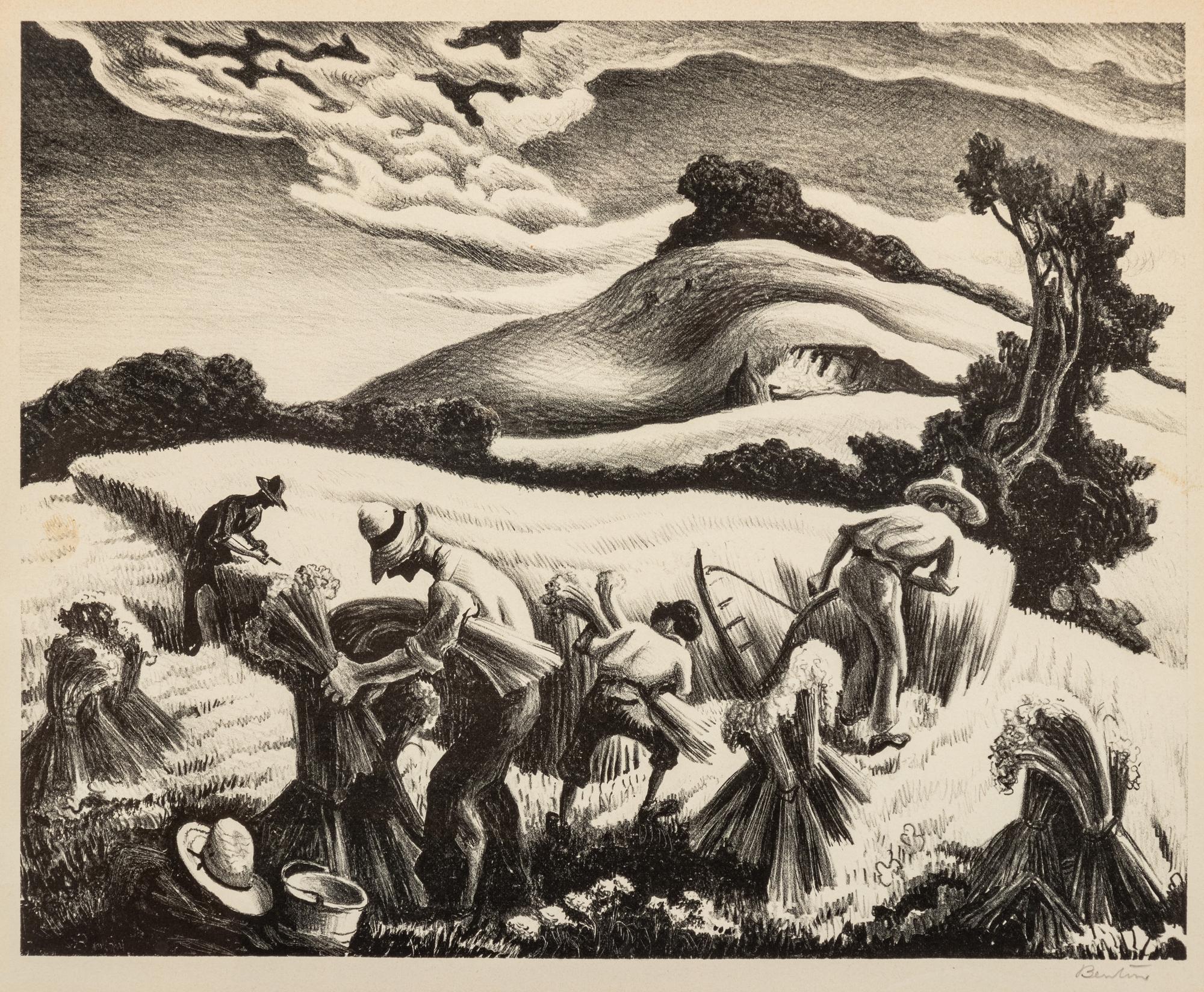 Cradling Wheat