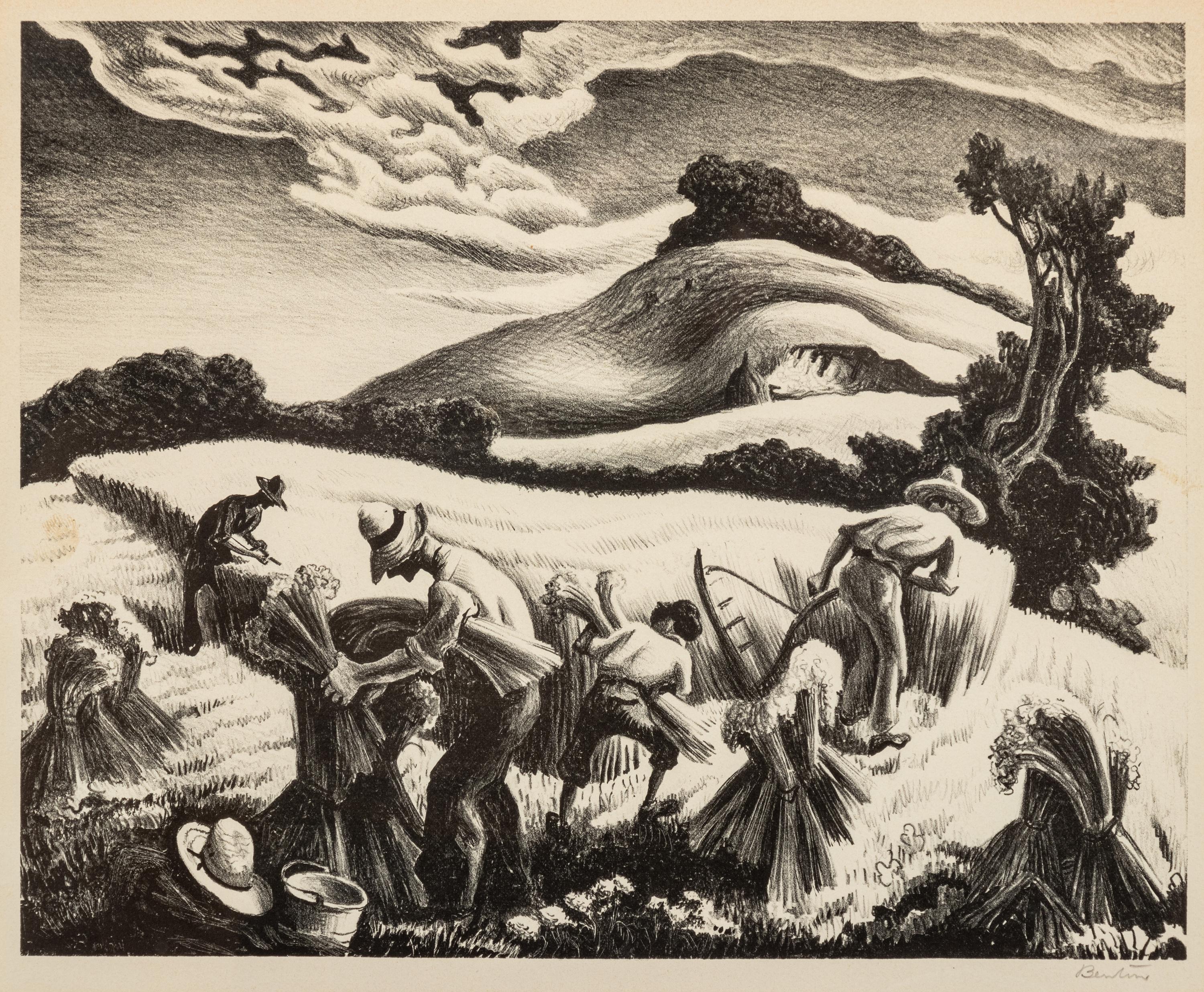 Cradling Wheat