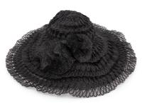 Galanos, Black Lace Hat