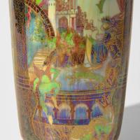 A Tall Wedgwood Fairyland Lustre Vase UK, 1920s