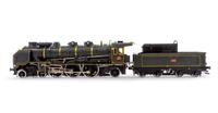 A Fulgurex Polychrome O-Gauge S.N.C.F 4-6-2 Locomotive and Tender