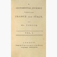 [Literature] (Sterne, Laurence) A Sentimental Journey Through France and Italy. By Mr. Yorick.
