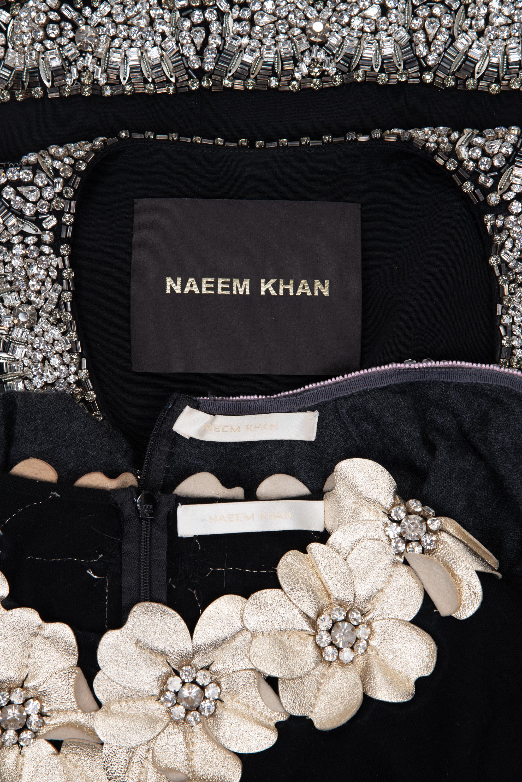 Three Naeem Khan Embroidered Pieces, 2000-10s