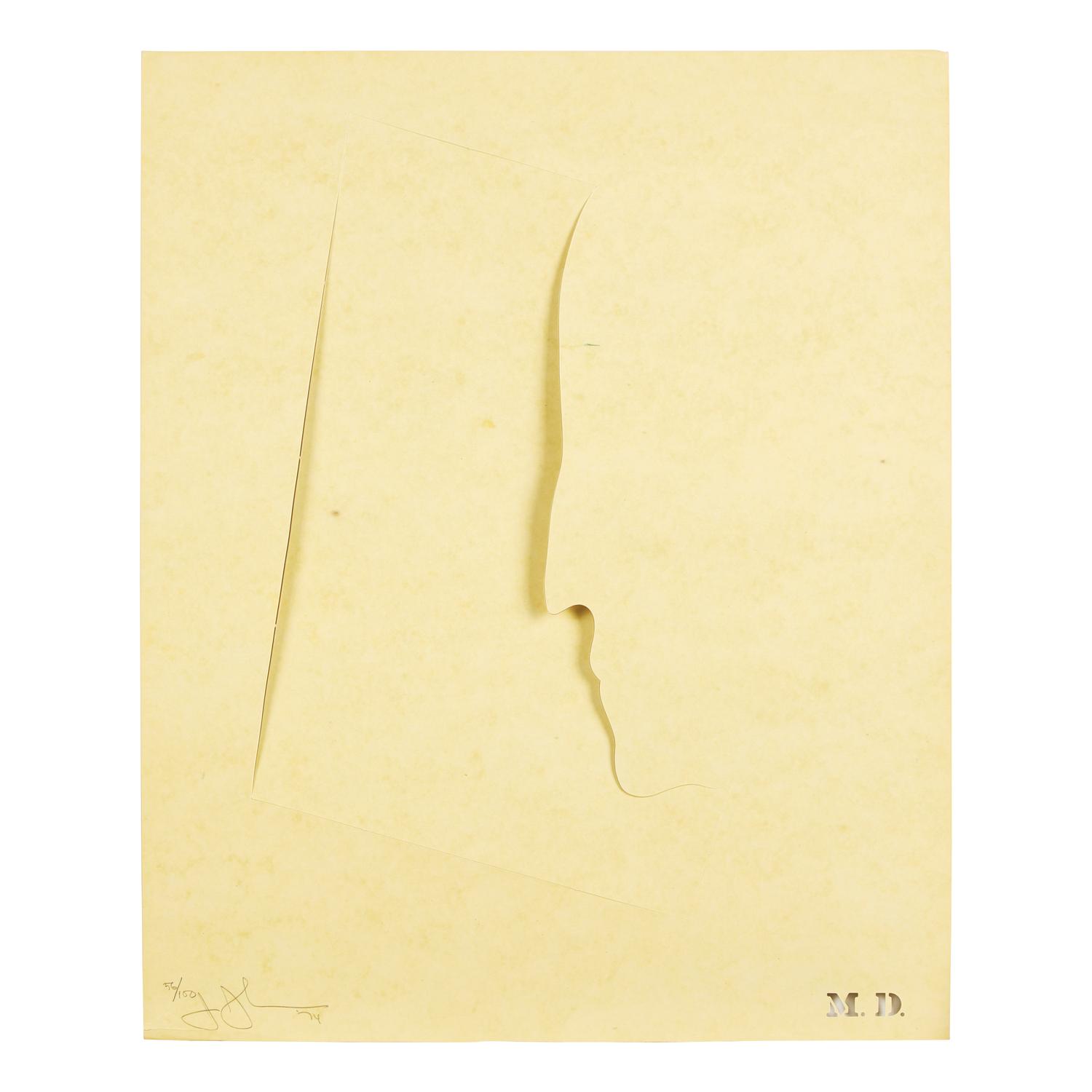 Jasper Johns (American, 1930) — M.D. (from Merce Cunningham ), 1974