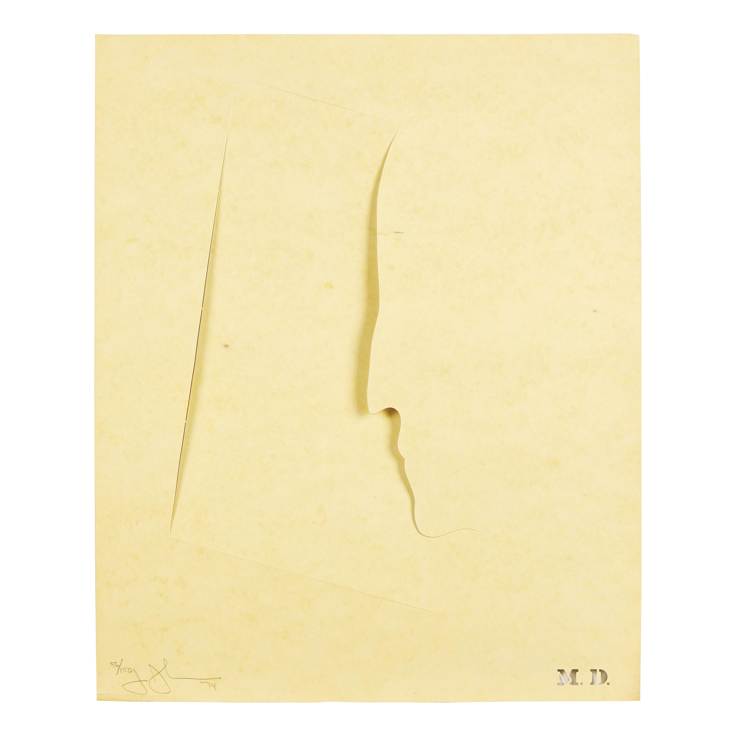Jasper Johns (American, 1930) — M.D. (from Merce Cunningham ), 1974