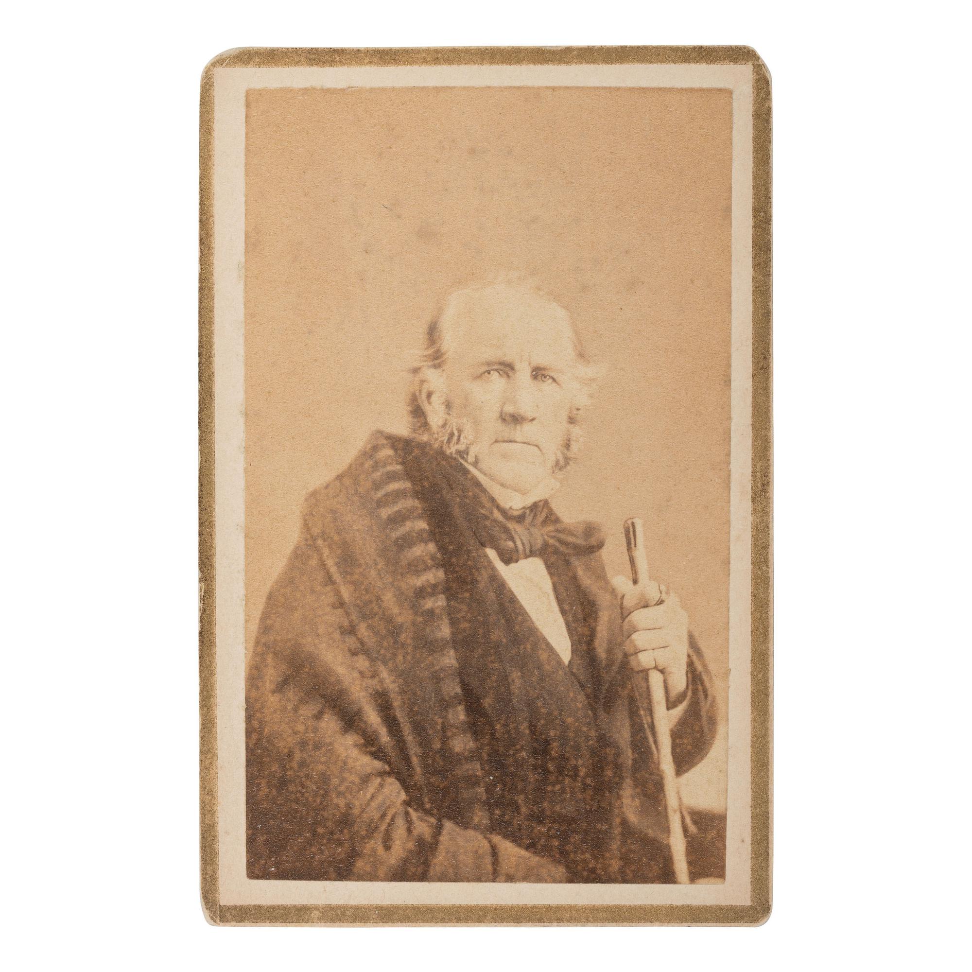 [Texas] (Houston, Sam). Carte de Visite