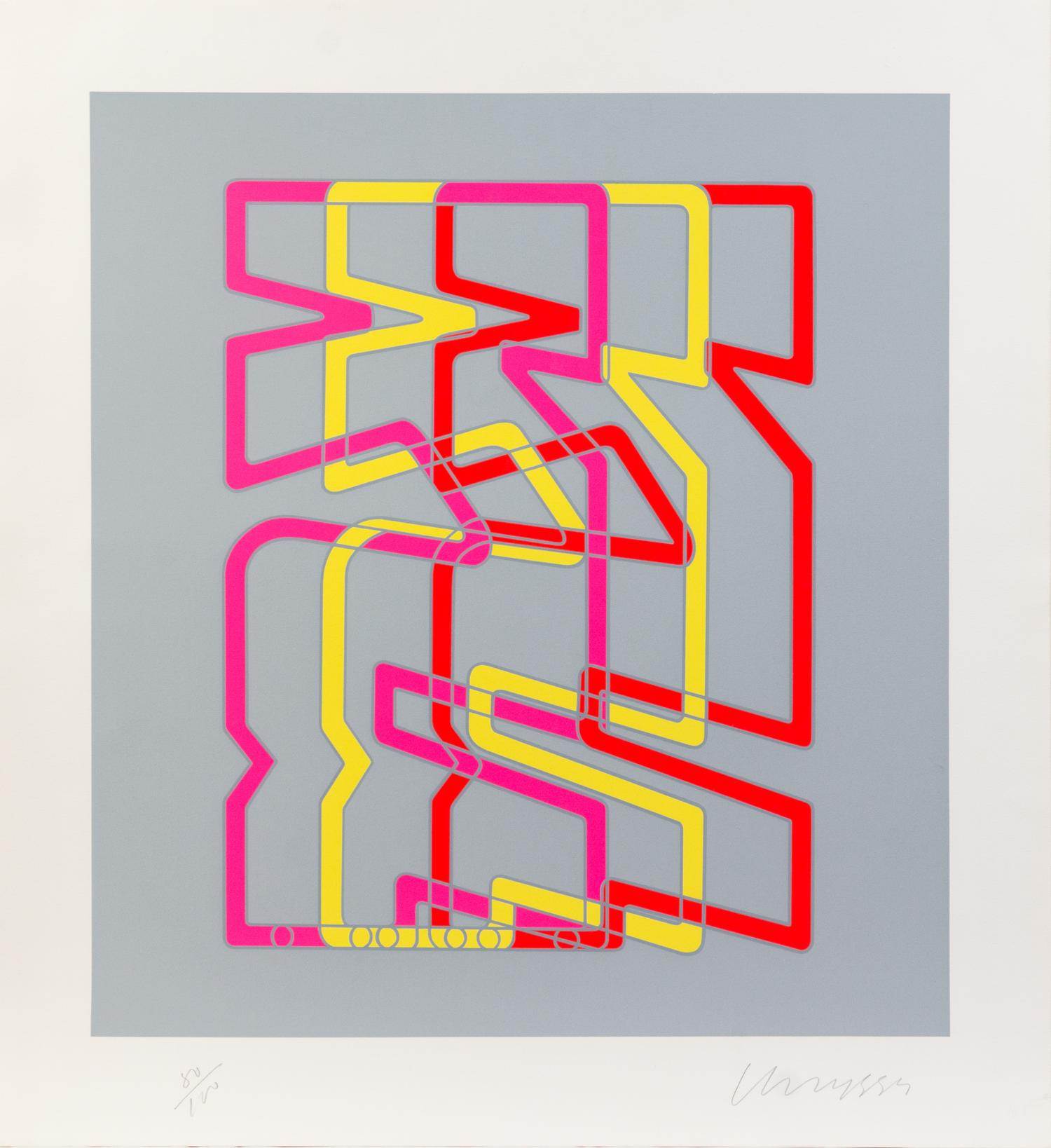 Chryssa, (American/Greek, 1933-2013), Untitled (a group of 2)