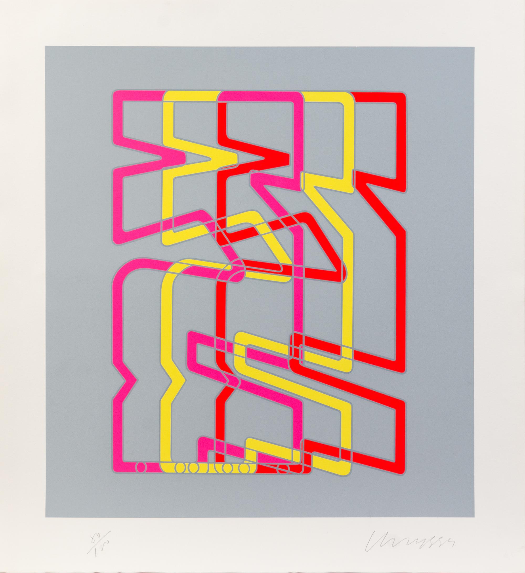 Chryssa, (American/Greek, 1933-2013), Untitled (a group of 2)