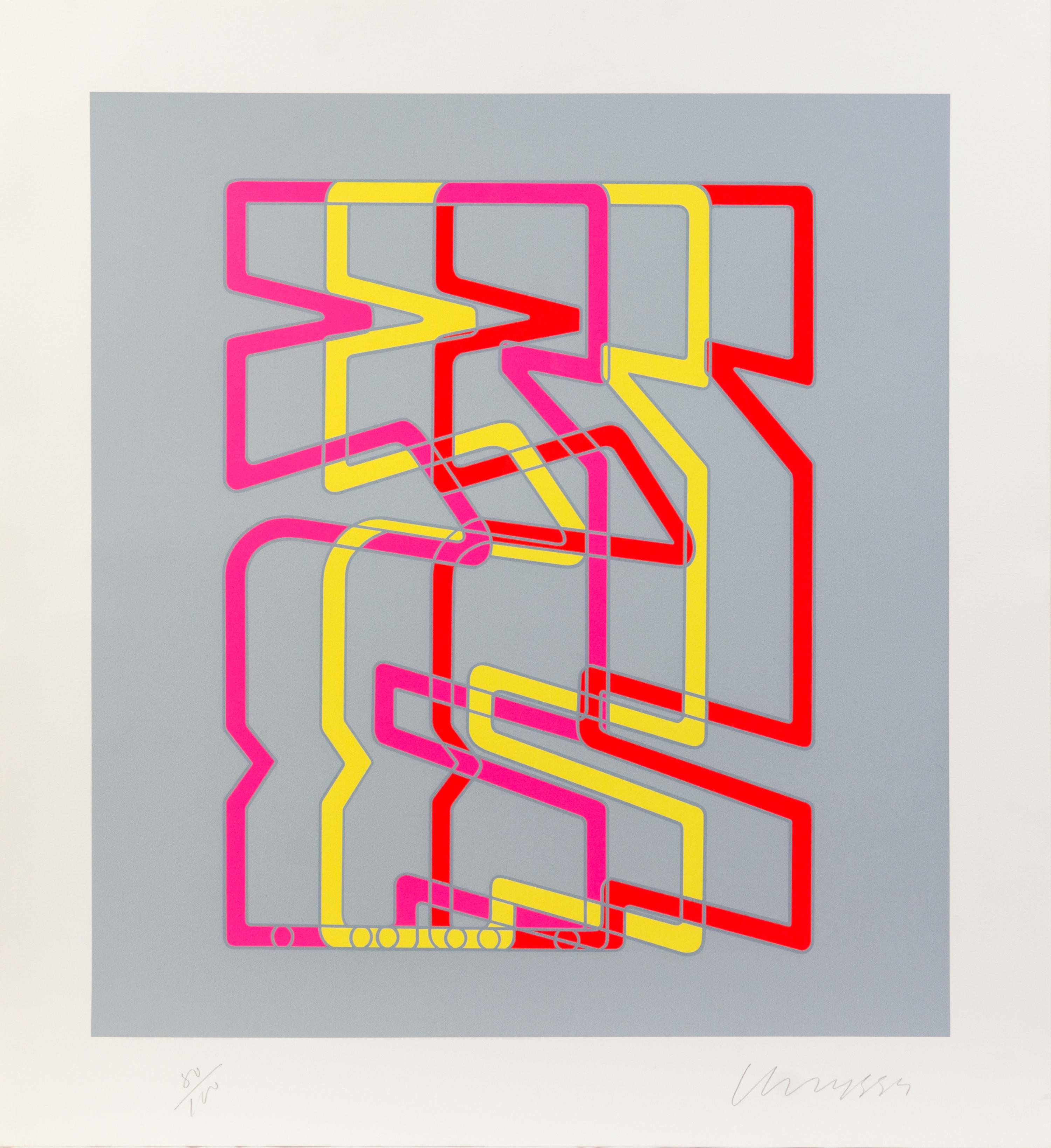Chryssa, (American/Greek, 1933-2013), Untitled (a group of 2)