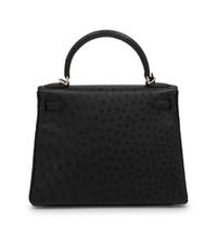 Hermès Kelly 25 in Ardoise Ostrich, 2001