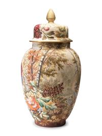 An Anton Mehlem for Royal Bonn Tapestry Urn