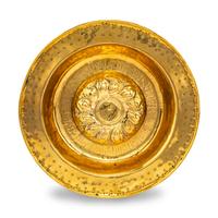 A Nuremburg Brass Alms Dish