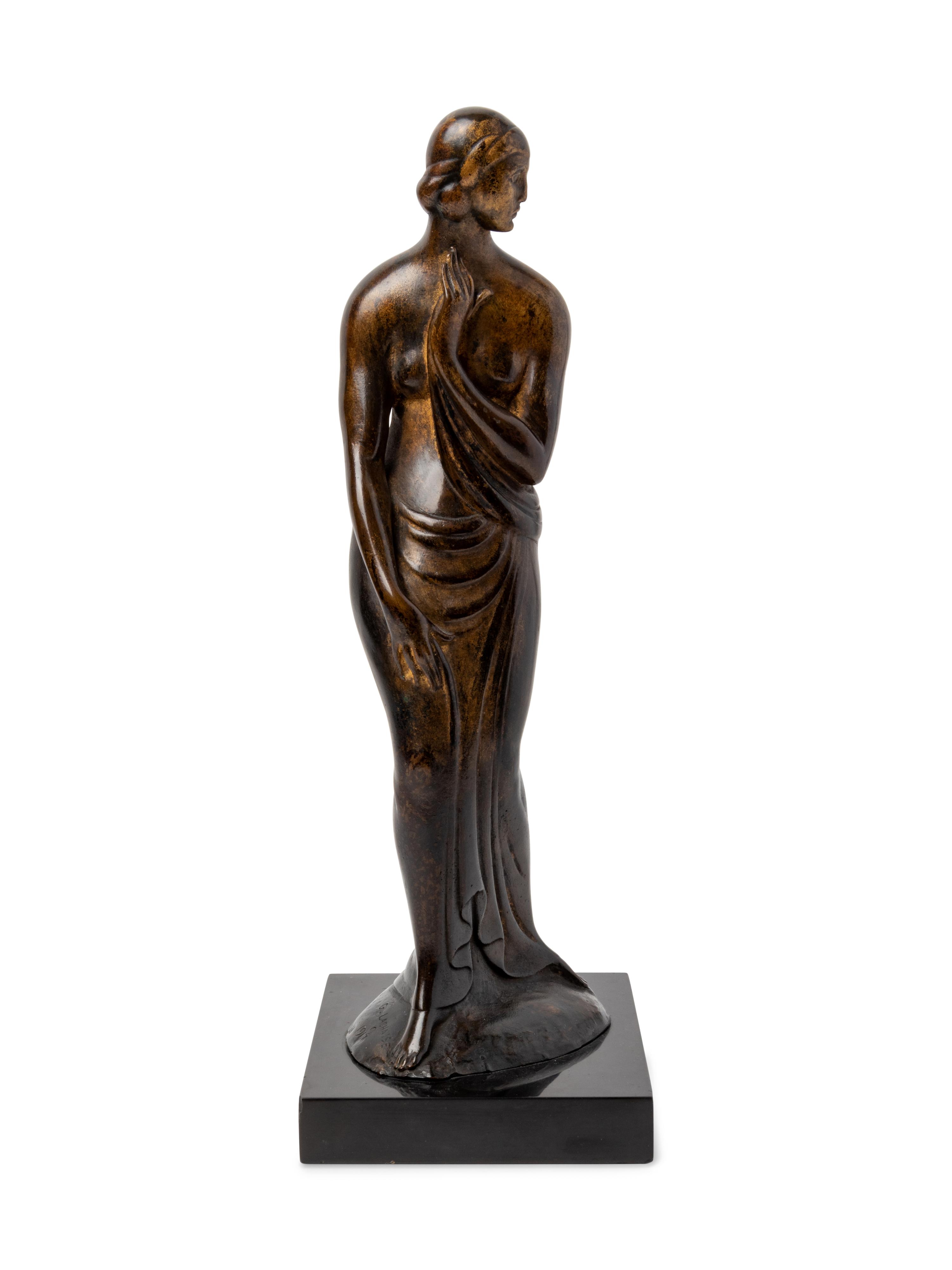 Pudeur (Draped Figure , Standing Woman) [LF 18] model circa 1915-17, cast circa 1917-20