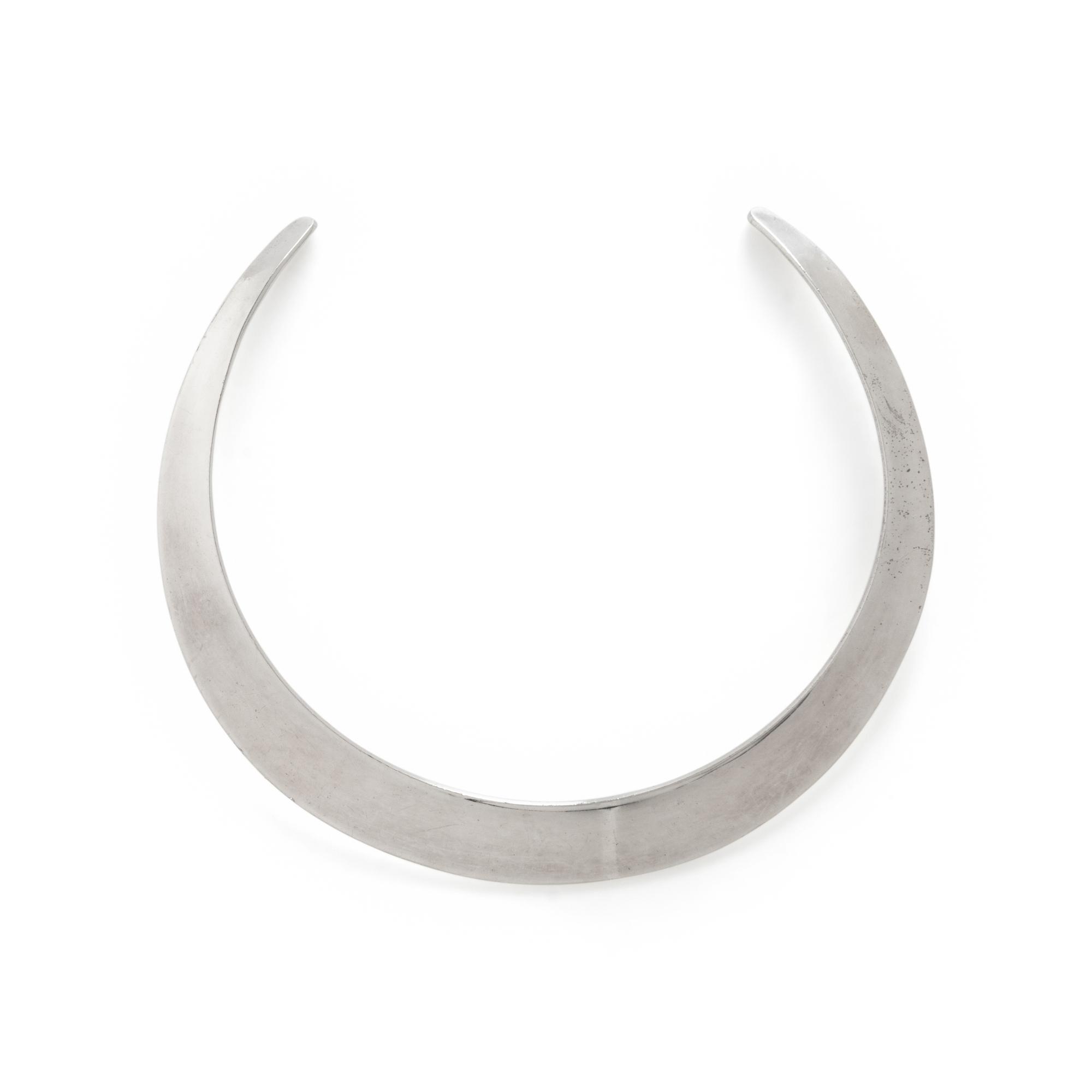 TIFFANY & CO., STERLING SILVER TORQUE NECKLACE