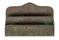 Tiffany Studios, EARLY 20TH CENTURY, a Zodiac pattern letter holder (418)