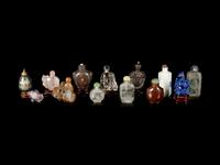 Thirteen Chinese Snuff Bottles