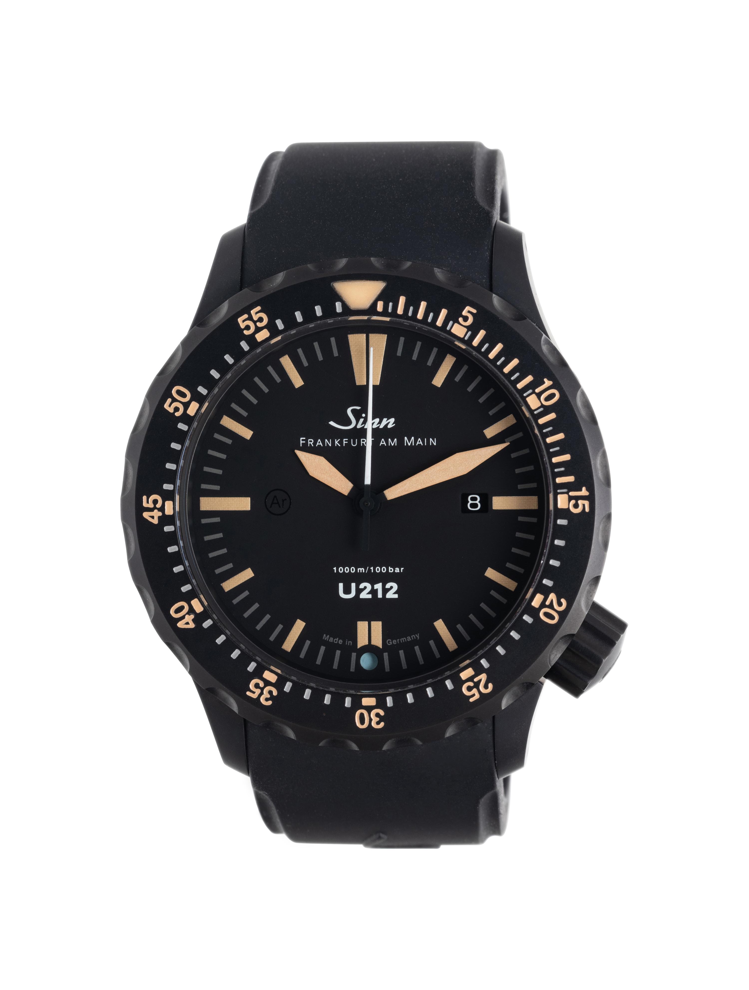 SINN, STEEL 'U212 S E' WATCH