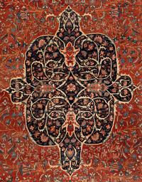 A Feraghan Sarouk Wool Rug