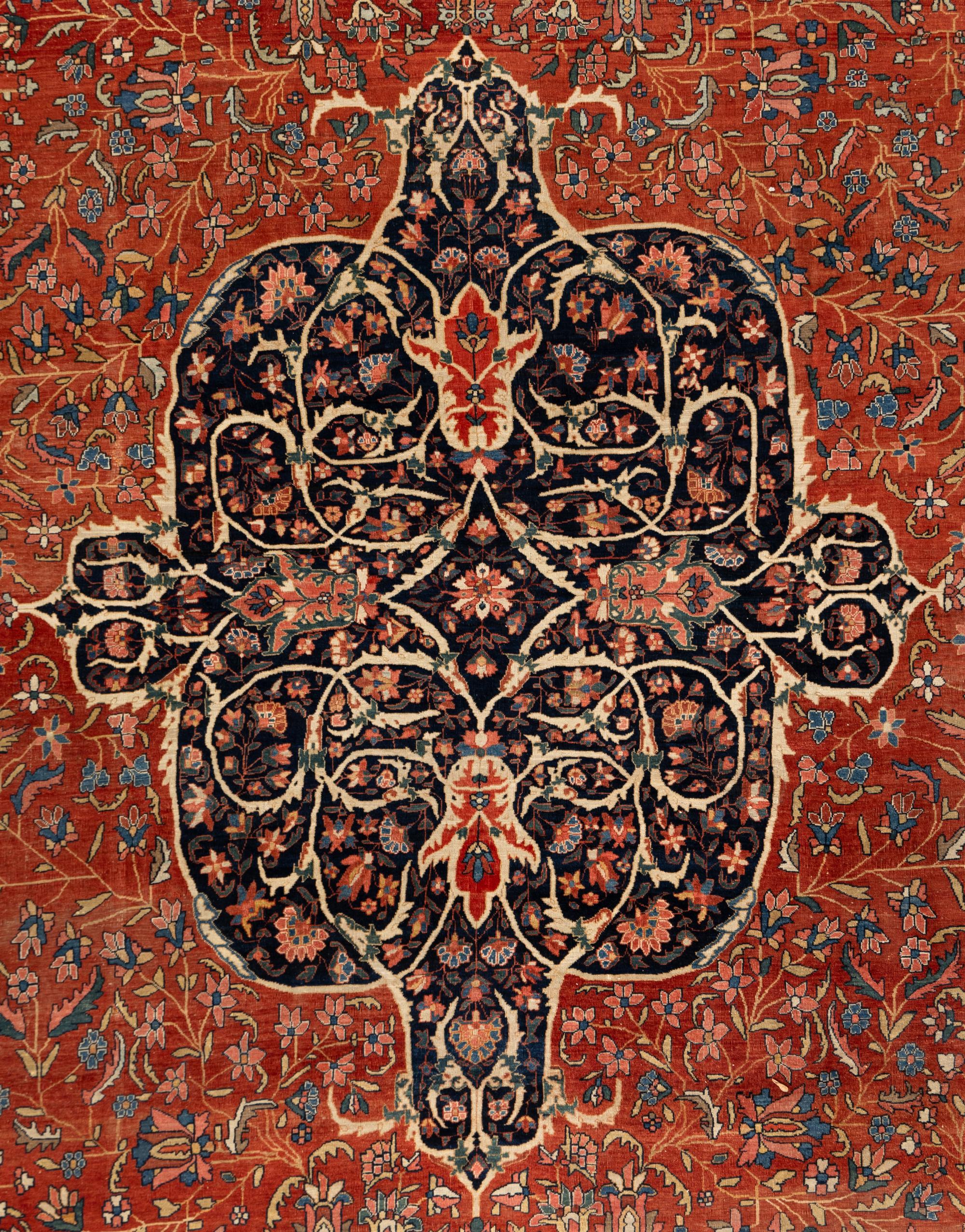 A Feraghan Sarouk Wool Rug