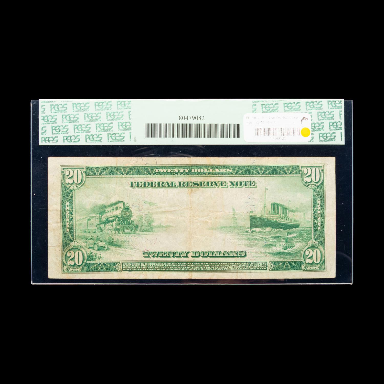 A Series 1914 $20 Federal Reserve Note [PCGS-C VF25]
