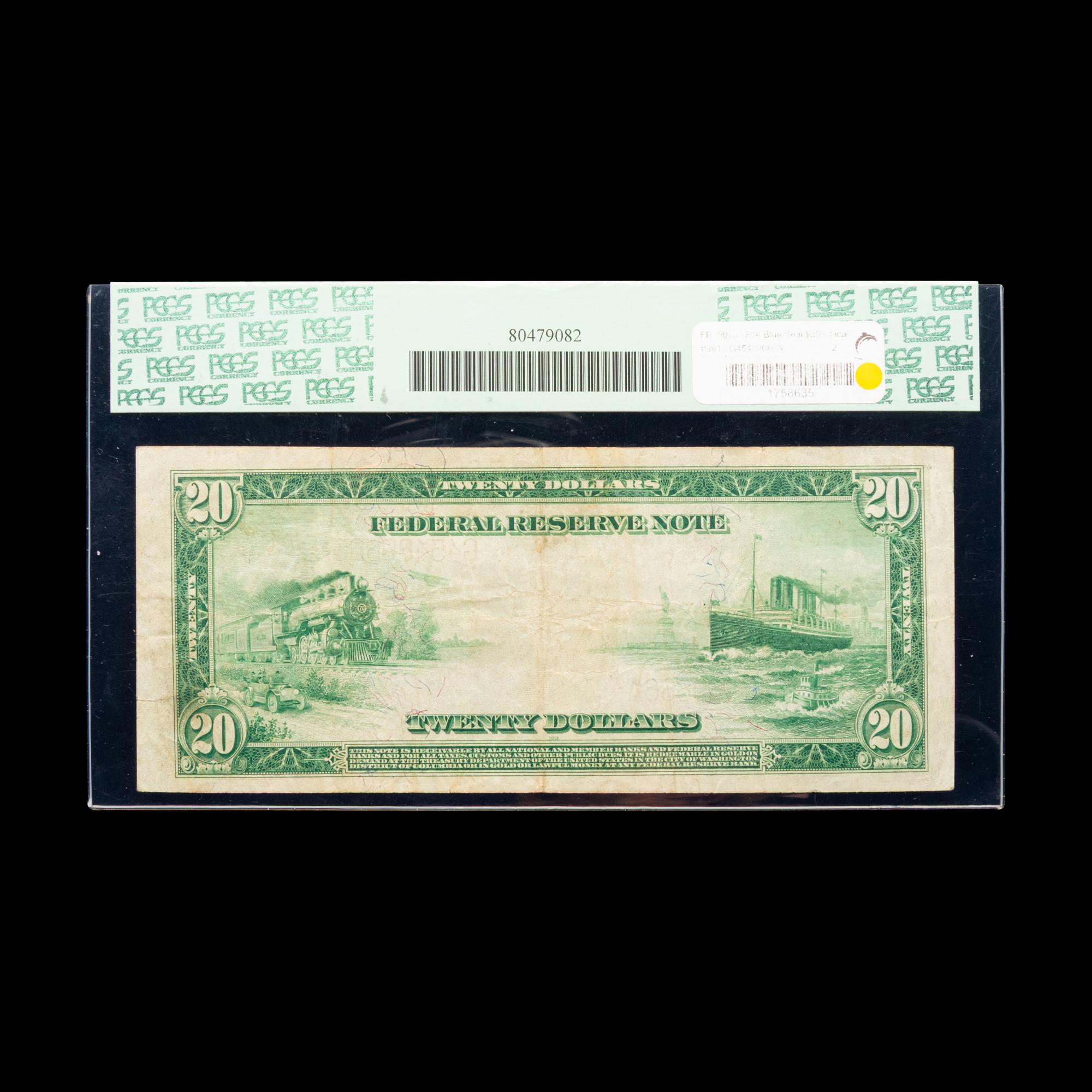 A Series 1914 $20 Federal Reserve Note [PCGS-C VF25]