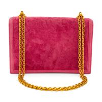 Hermès, Alcazar Bag in Pink Doblis Suede, 1986