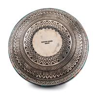 Sterling Silver Lidded Jar, with Mosaic Inlay