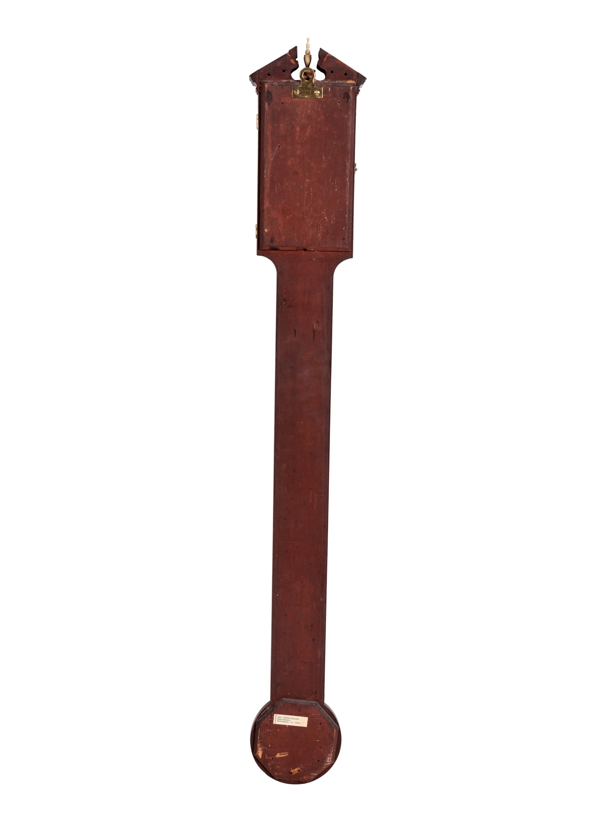 A Regency Mahogany Barometer