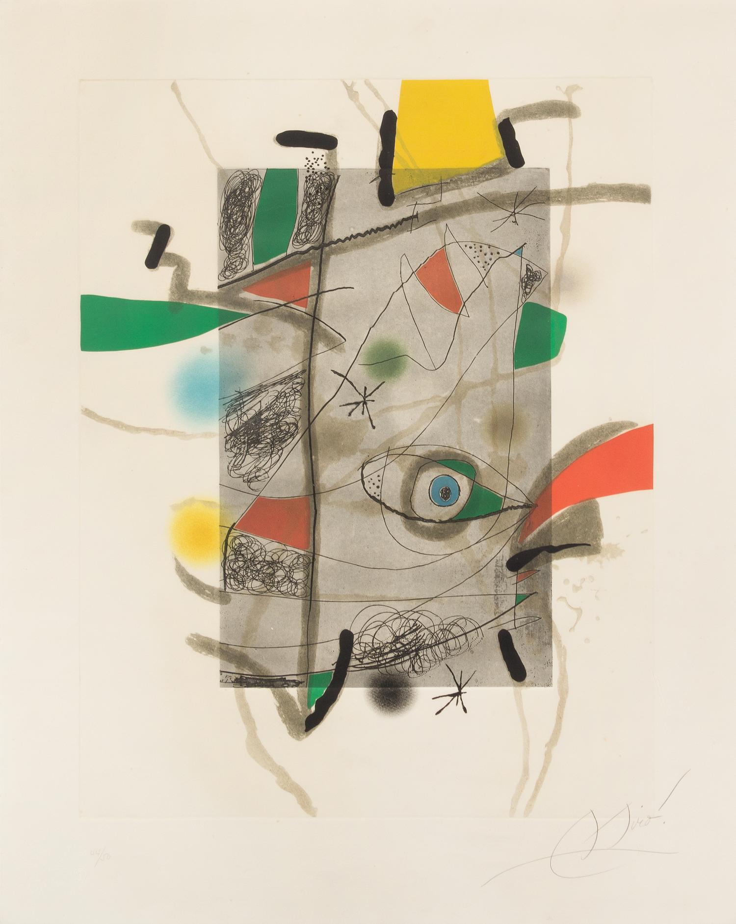 Joan Miro, (Spanish, 1893-1983), Libre Del Sis Sentis, 1981