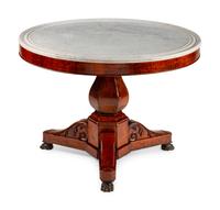 A Louis Philippe Mahogany Center Table