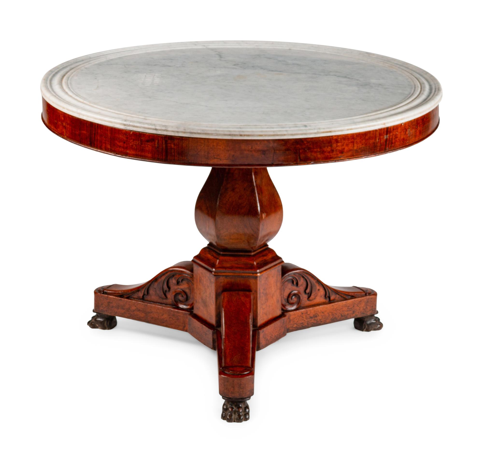 A Louis Philippe Mahogany Center Table