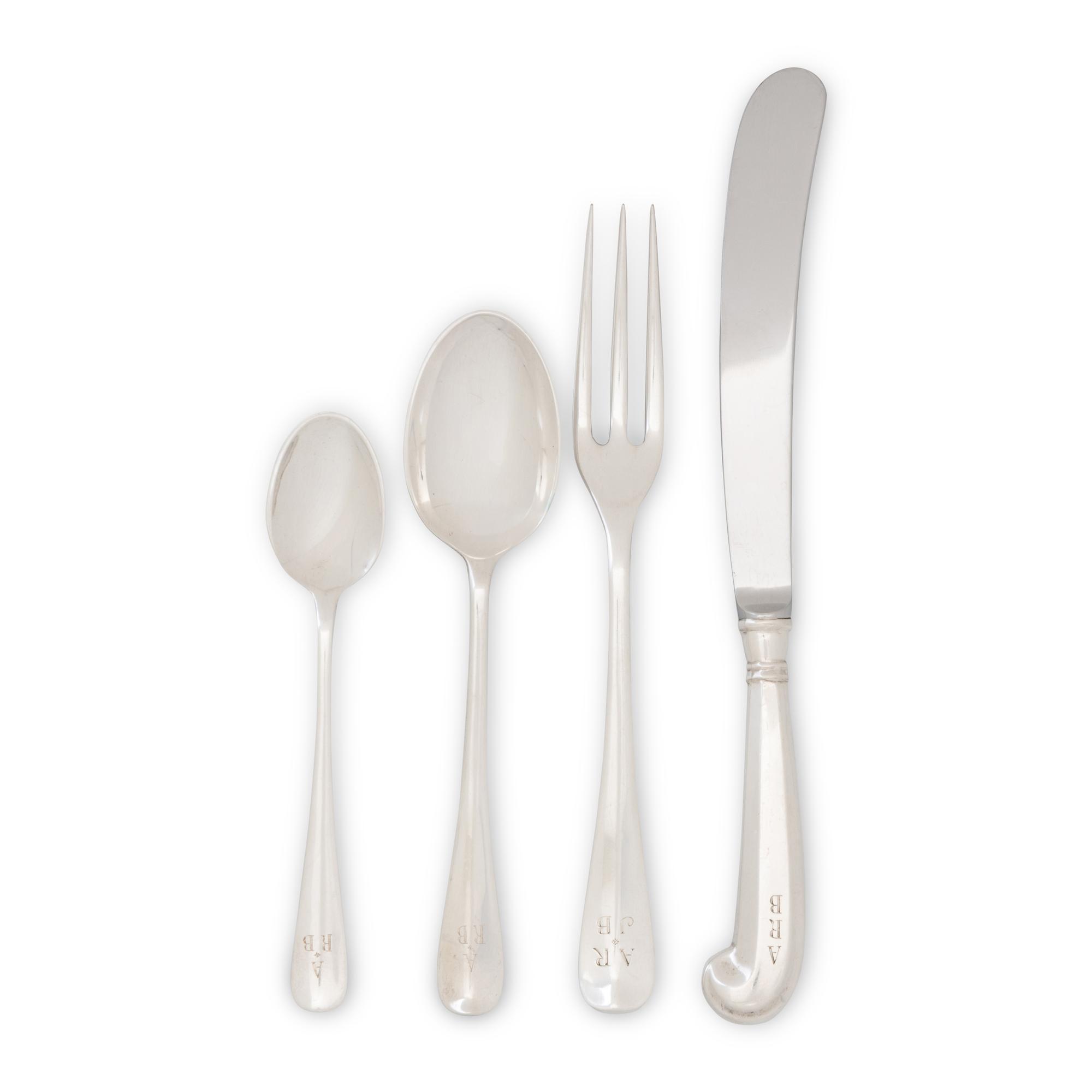 An American Silver Flatware Service