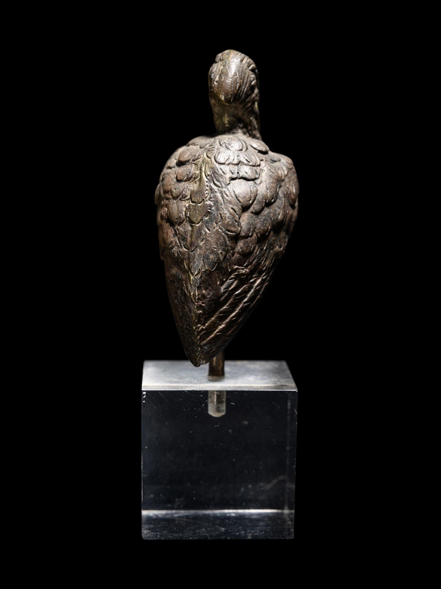 A Roman Silver Crane