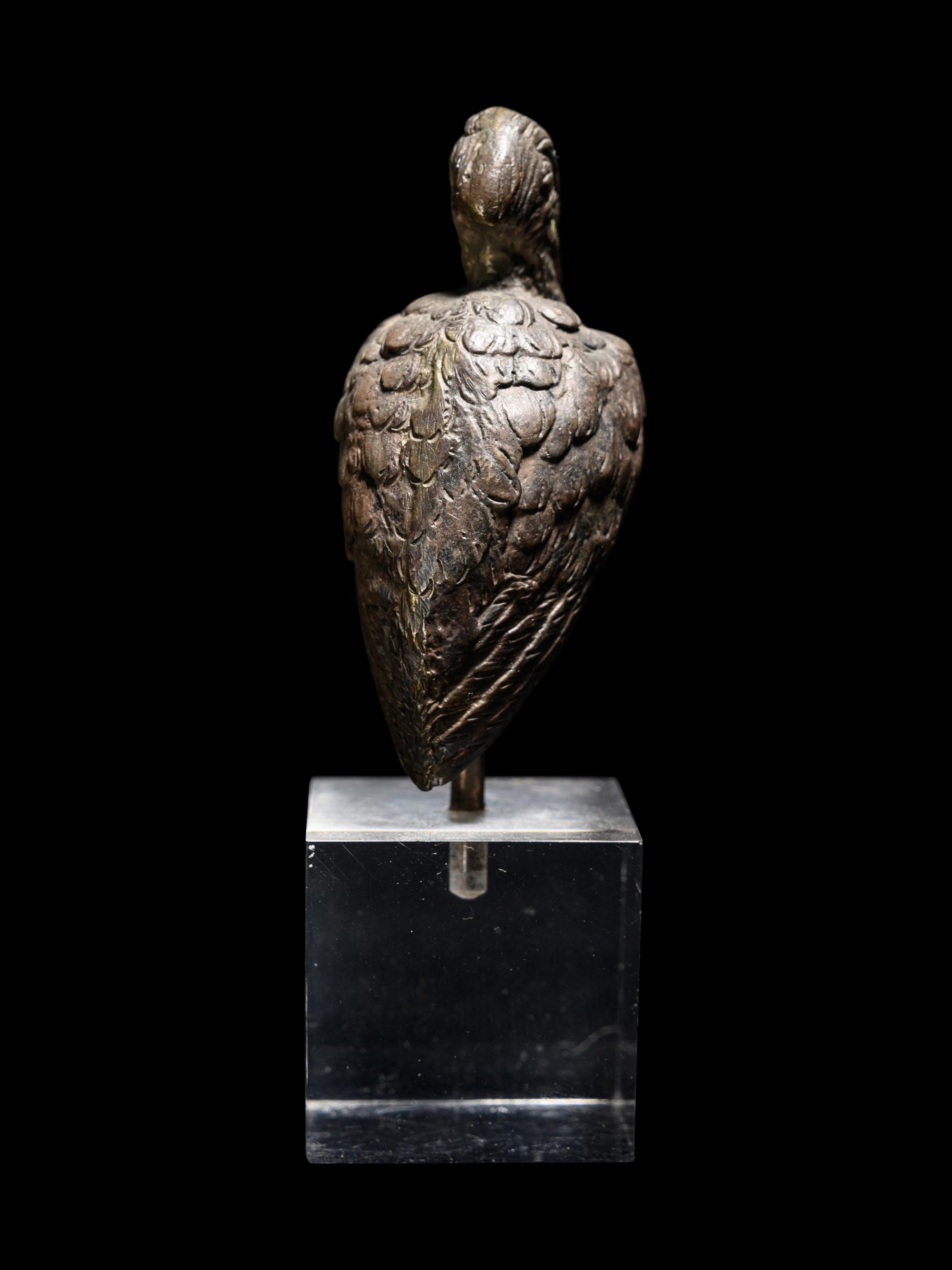 A Roman Silver Crane