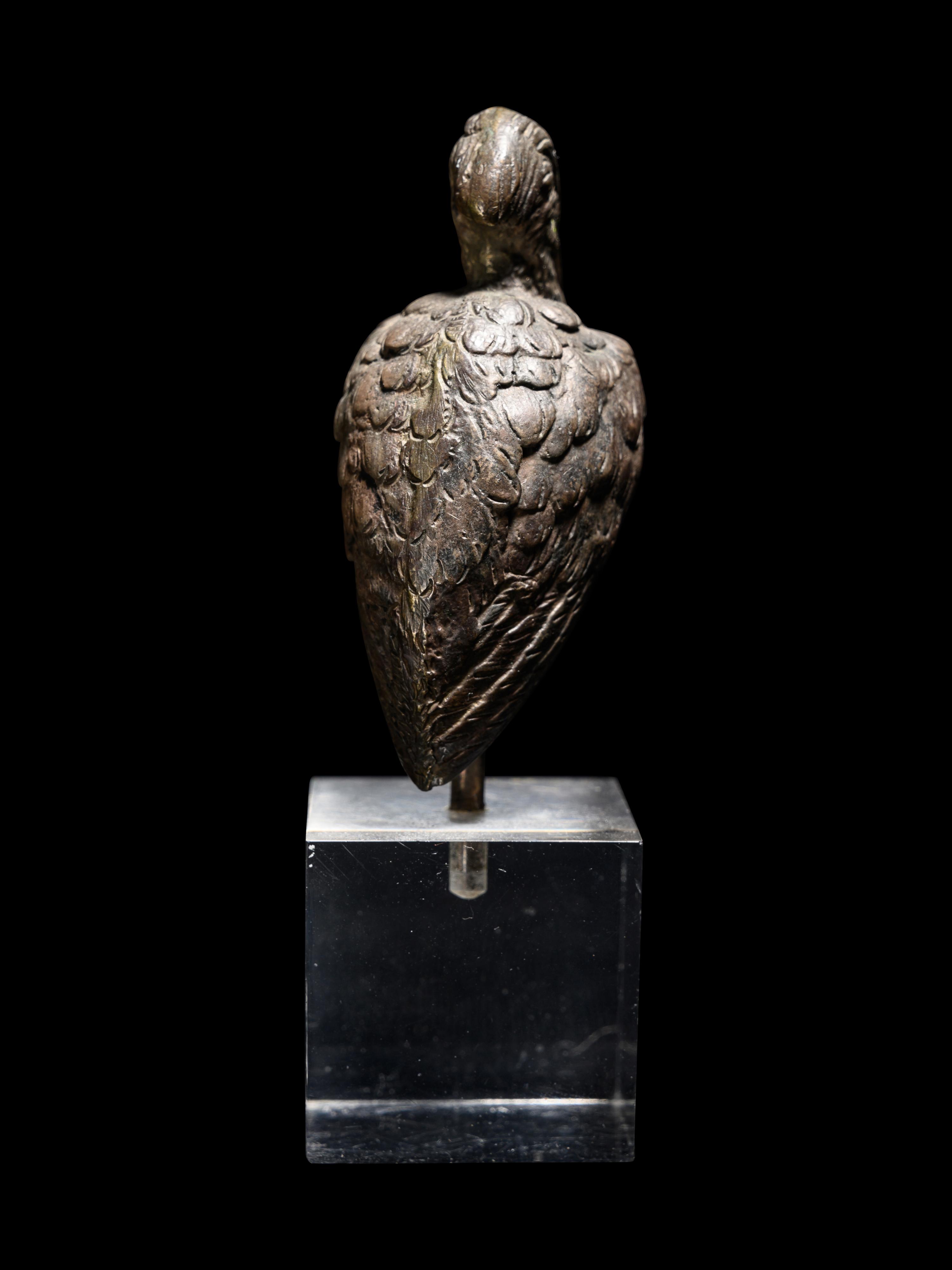 A Roman Silver Crane