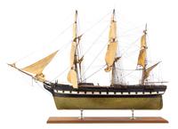 A Model of the "Isaac Webb" Height 49 x length of model 64 inches.