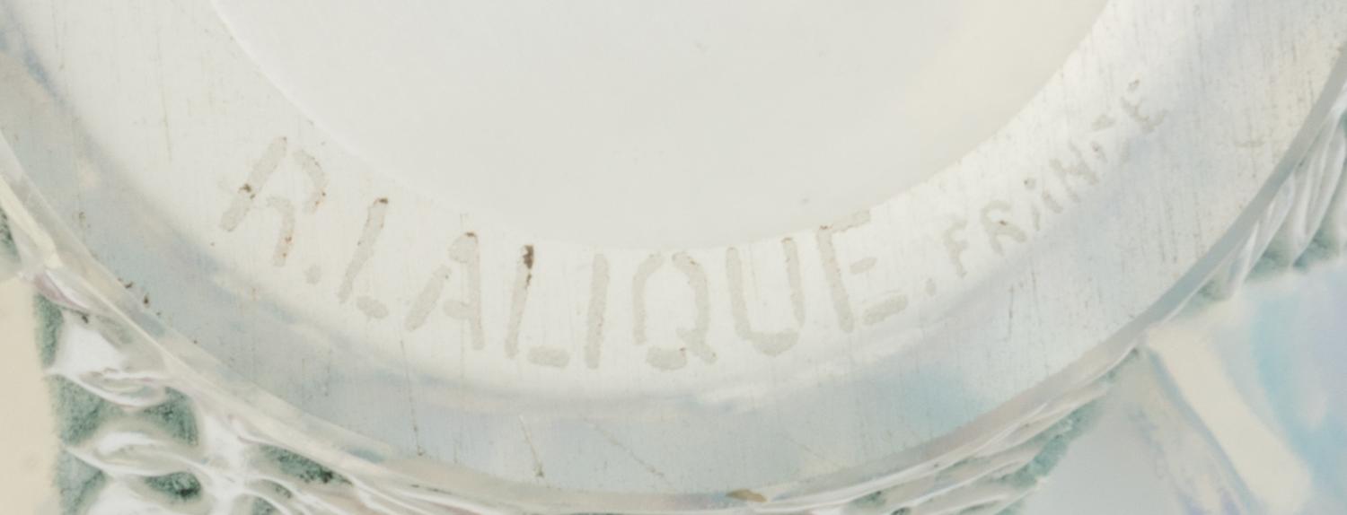 Rene Lalique, (French, 1860-1945), Rampillion vase, c.1927