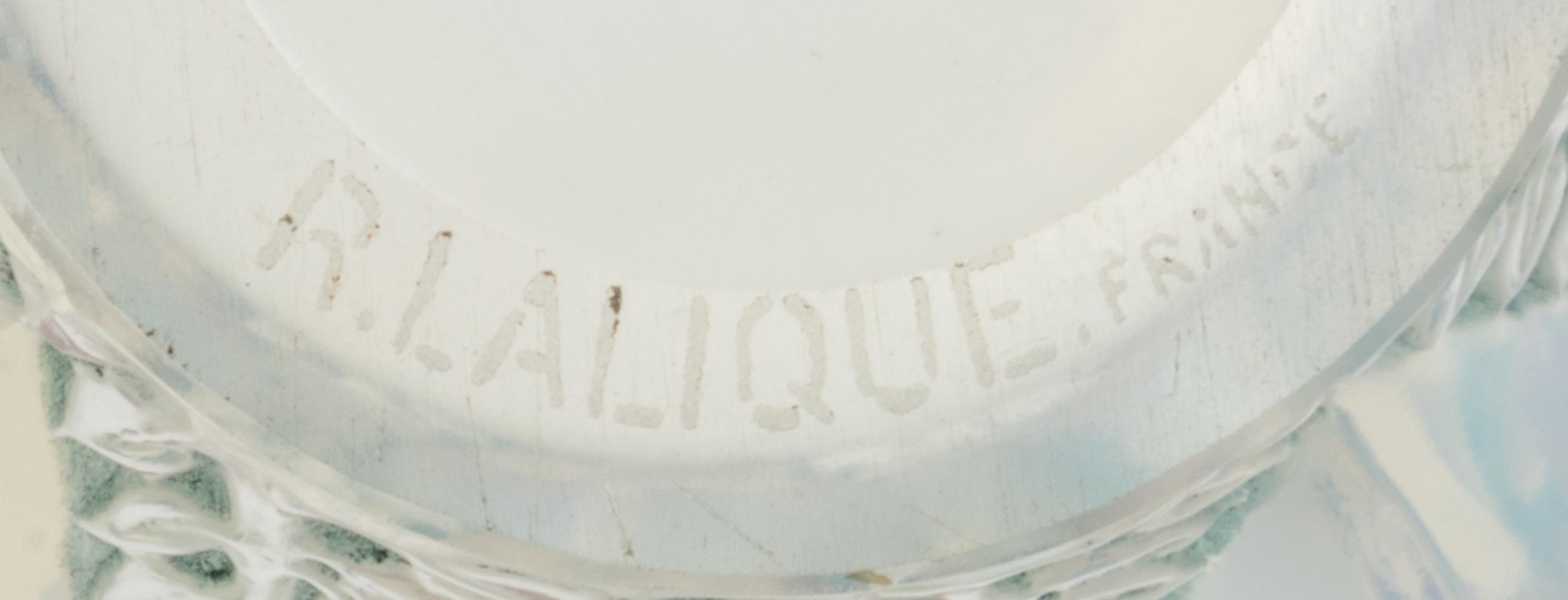 Rene Lalique, (French, 1860-1945), Rampillion vase, c.1927