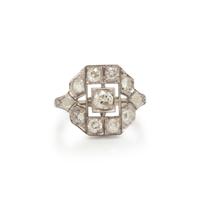 ANTIQUE, DIAMOND RING