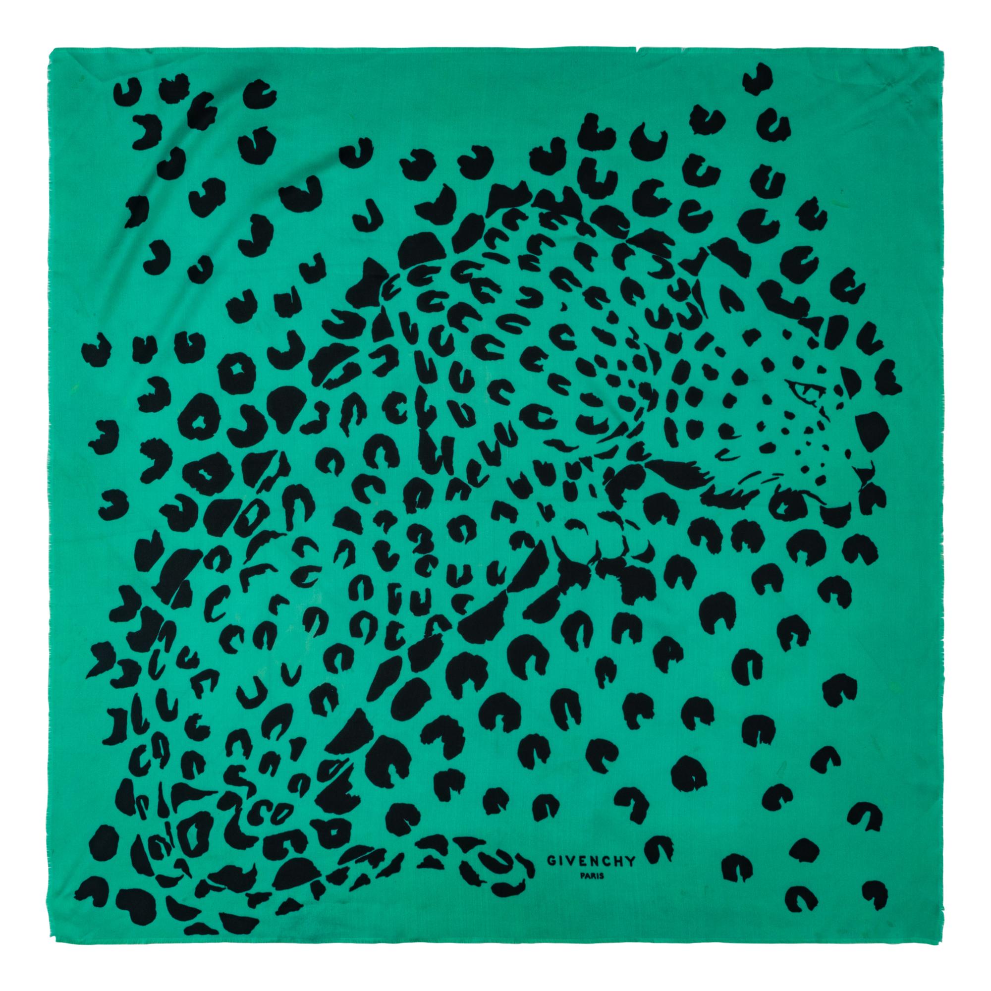 Four Designer Scarves by Christian Dior, Givenchy, Courrèges, and Gucci