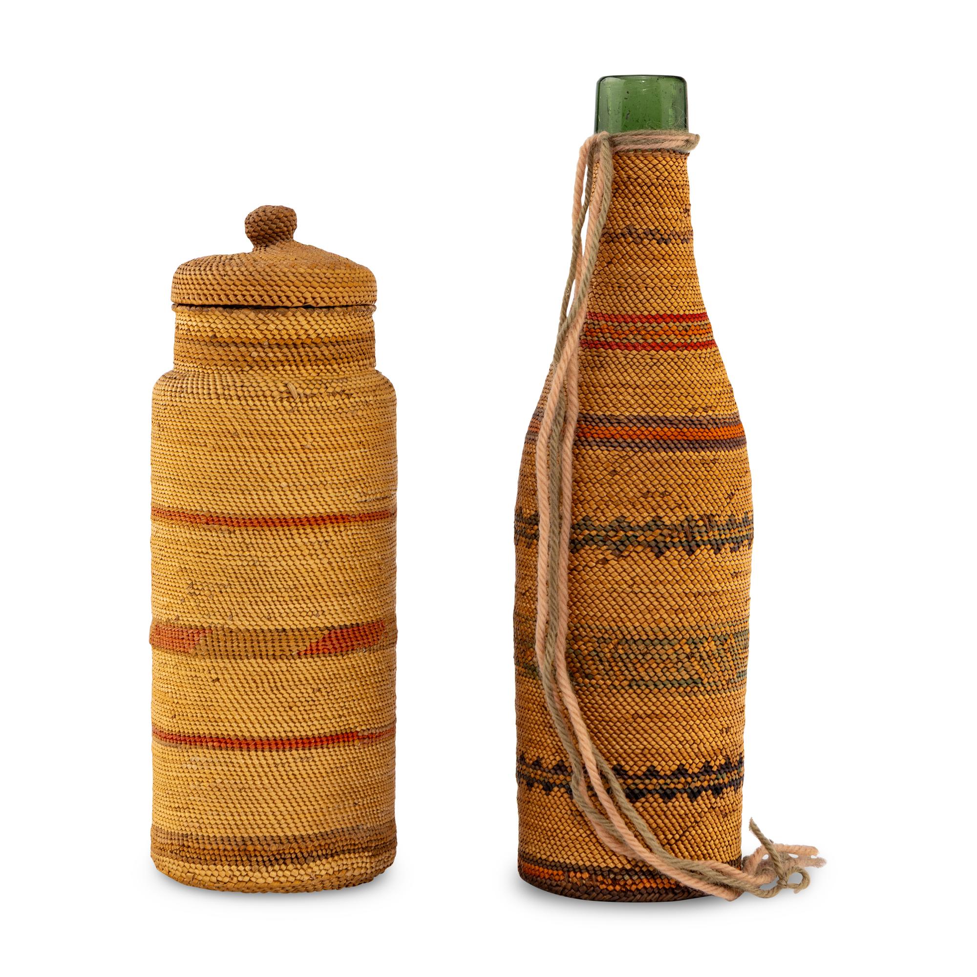 Tlingit Basketry Bottles