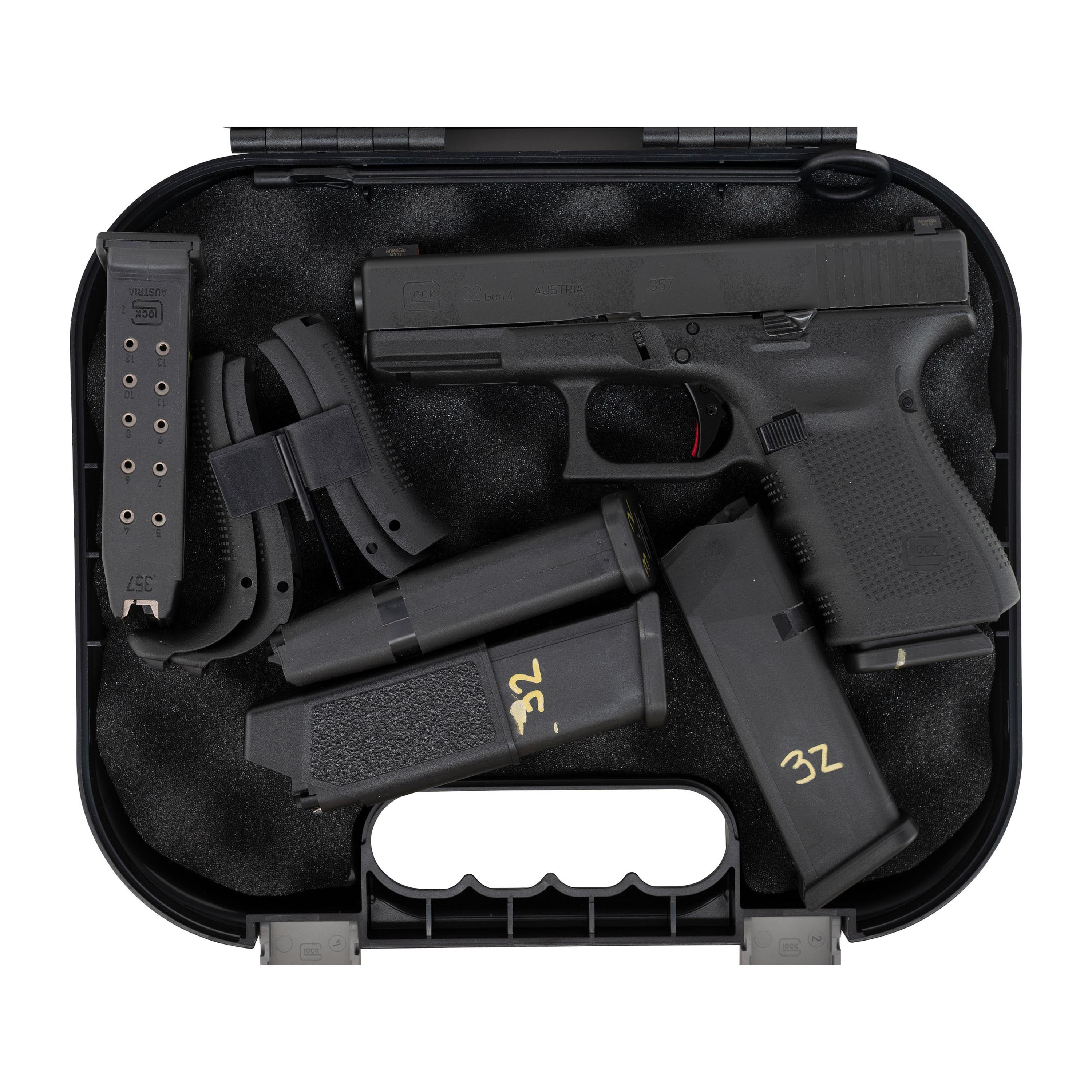 *Upgraded Glock 32 Gen4 .357 Sig Pistol in Box with 5 Magazines