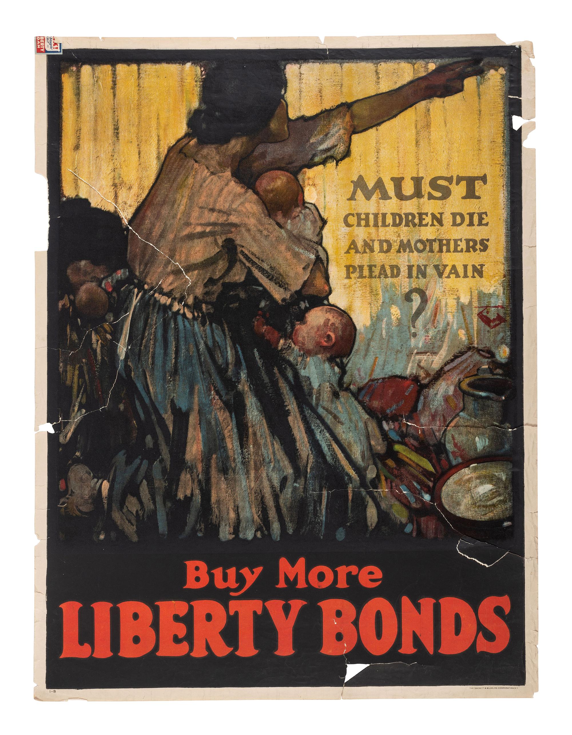 [WORLD WAR I]. A collection of 8 assorted posters, including: