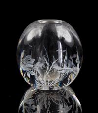 An Orrefors Graal Paperweight Vase Height 4 inches. — SECOND HALF 20TH CENTURY