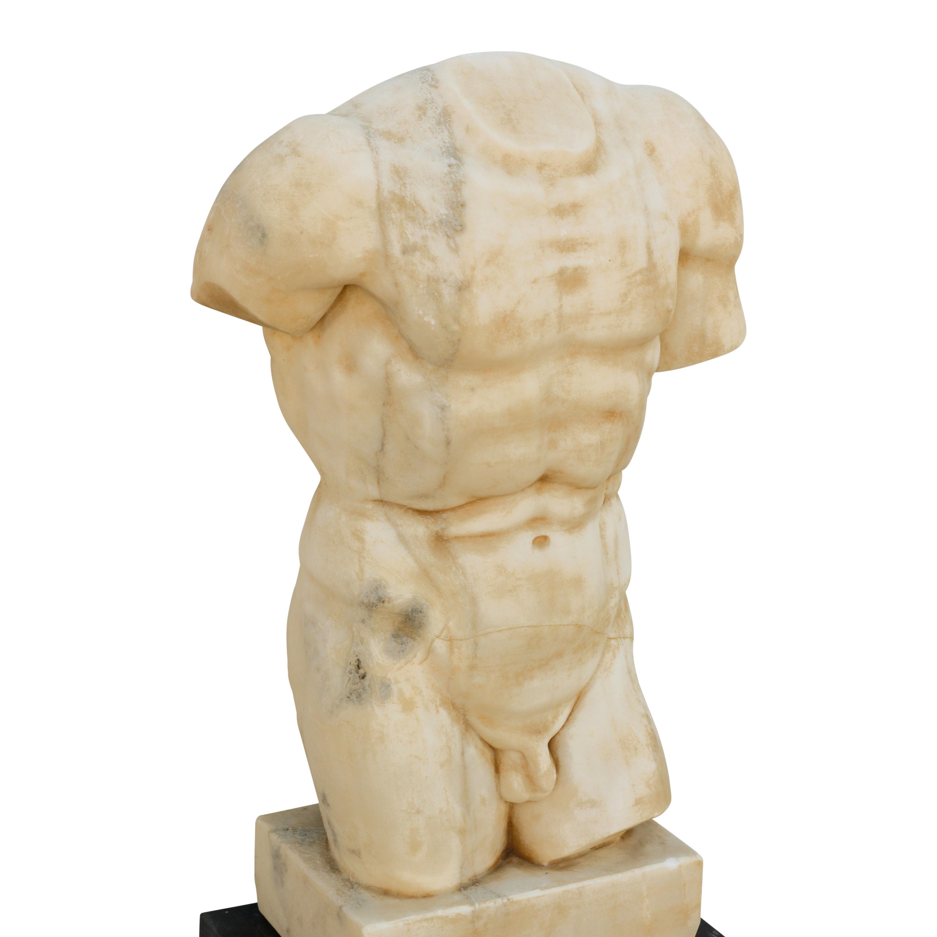 An Italian Marble Torso of a Man