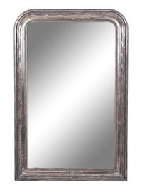 A Louis Philippe Silvered Mirror