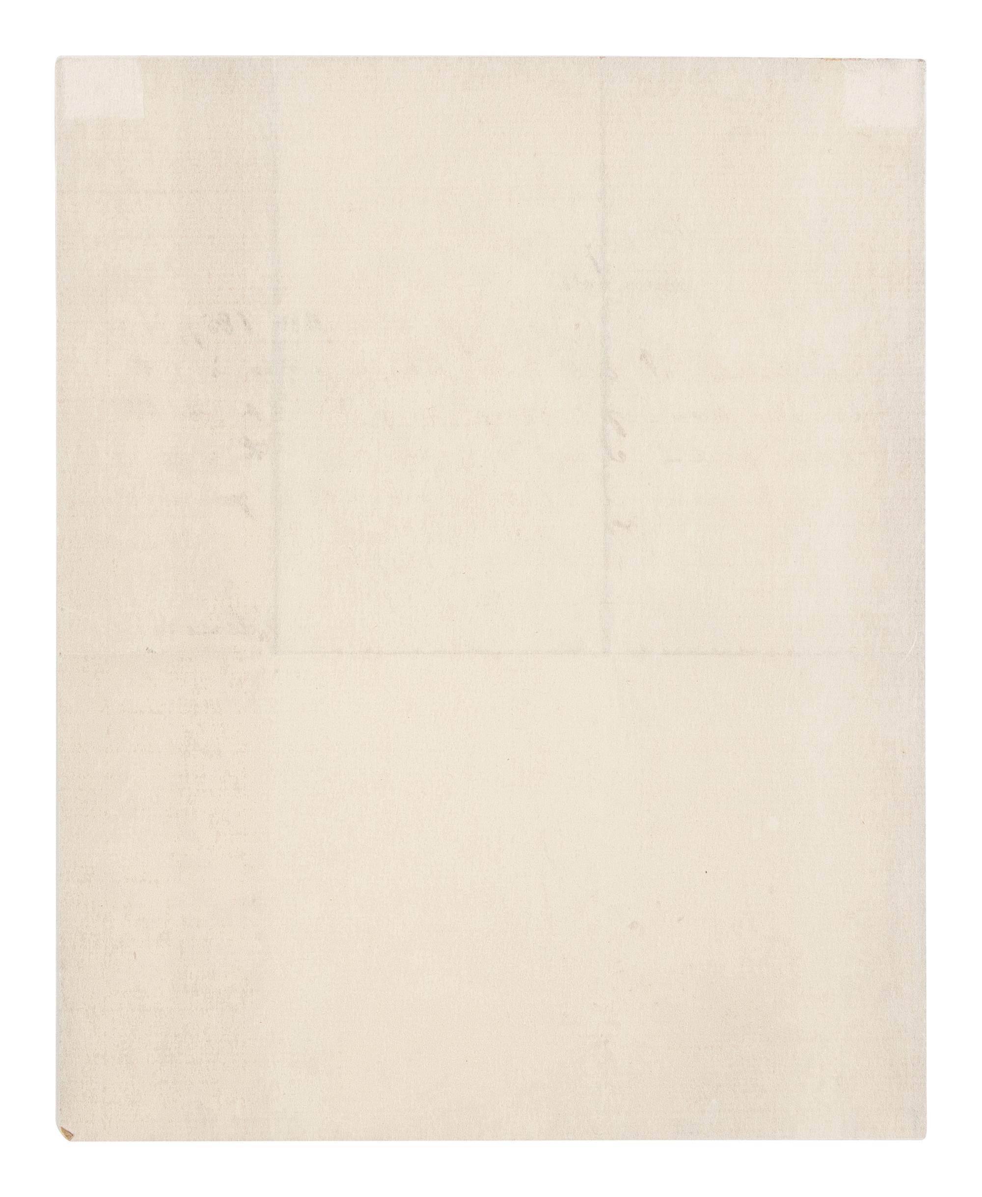 [Presidential] Lincoln, Abraham. Autograph Letter, signed