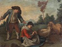 Continental Artist Unknown, (Late 18th/Early 19th Century), A Pair of Bucolic Landscapes
