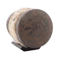 Two Excavated Civil War Artillery Shells: 3.8" Hotchkiss Bolt for the 14 Pound James Gun and 3" Confederate Broun Shell