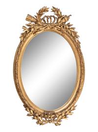 A Louis XVI Giltwood Mirror